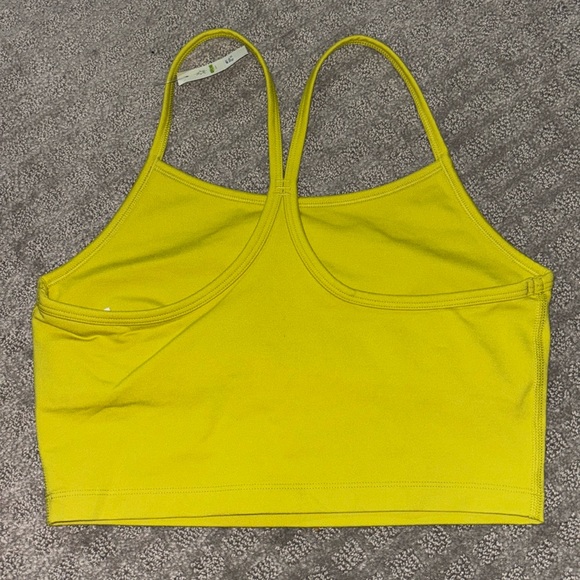 Offline By Aerie The Hugger Longline Racerback Sports Bra Green Rush Size Small - Picture 5 of 5